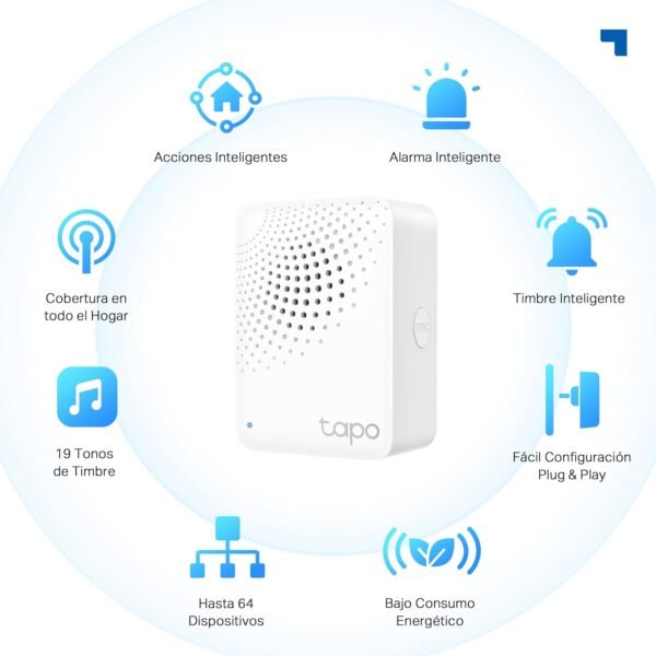 TP-Link Tapo Smart Hub con timbre incorporado - Imagen 5