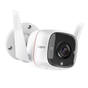 TP Link TAPO C310 - Camara de Seguridad WiFi Exterior Interior,Resolución 3MP, IP66 con Visión Nocturna, Detección de Movimiento y Alarma Instantánea