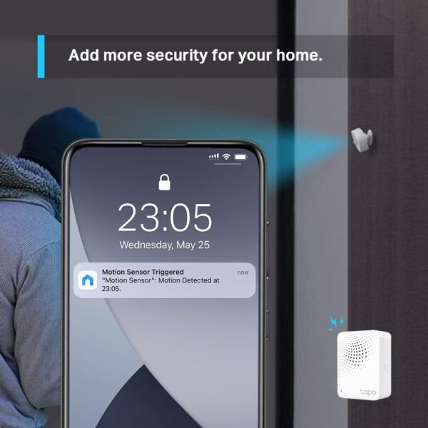 TP-Link Tapo Sensor de movimiento, T100 requiere Tapo Hub, batería de larga duración con protocolo inalámbrico de baja potencia - Imagen 6