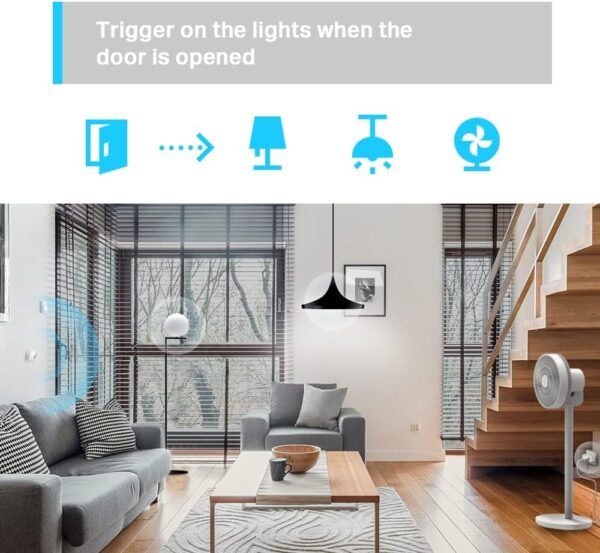 TP-Link Tapo Sensor de movimiento, T100 requiere Tapo Hub, batería de larga duración con protocolo inalámbrico de baja potencia - Imagen 7