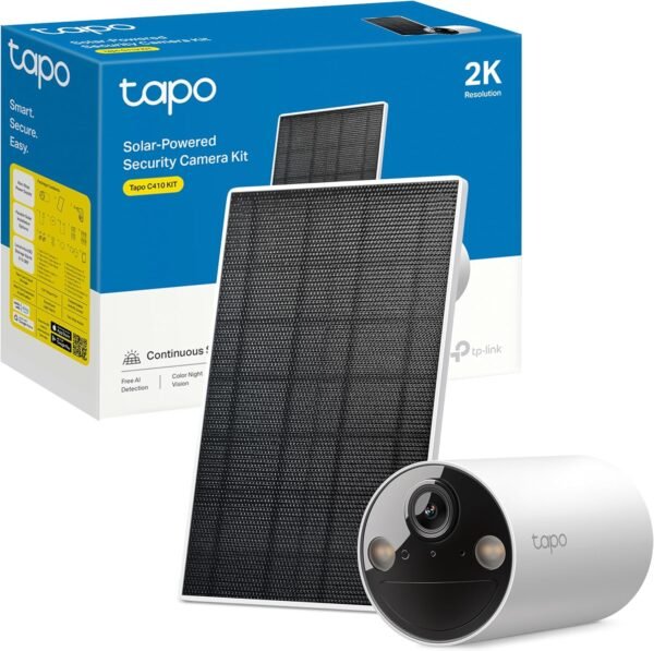 TP LINK Tapo C410 Kit Cámara de vigilancia Solar con batería Exterior